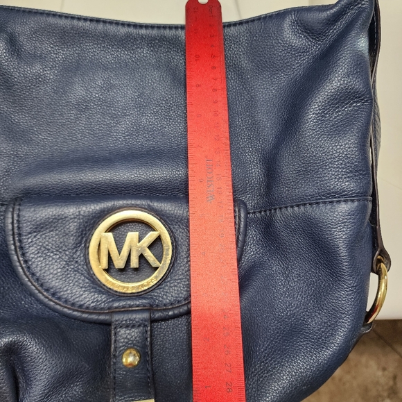 Navy Michael Kors Purse - Picture 4 of 7